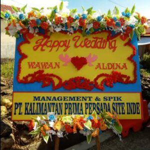 Toko karangan papan bunga bontang Kalimantan timur