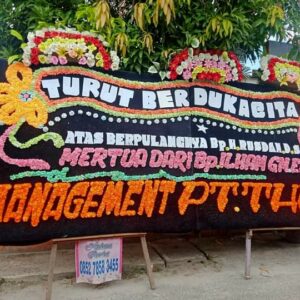 Karangan papan bunga air batu kab. Asahan