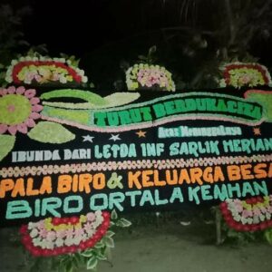 Toko karangan papan bunga bandar pasir mandogei kabupaten Asahan